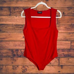 5 for $25🔥Jolie & Joy Red One Piece Bodysuit Top XL